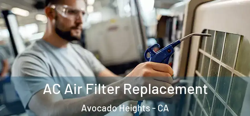 AC Air Filter Replacement Avocado Heights - CA