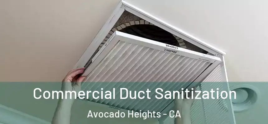  Commercial Duct Sanitization Avocado Heights - CA